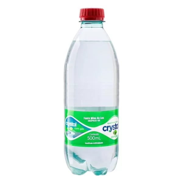 Água Mineral Crystal Com Gás 500ml